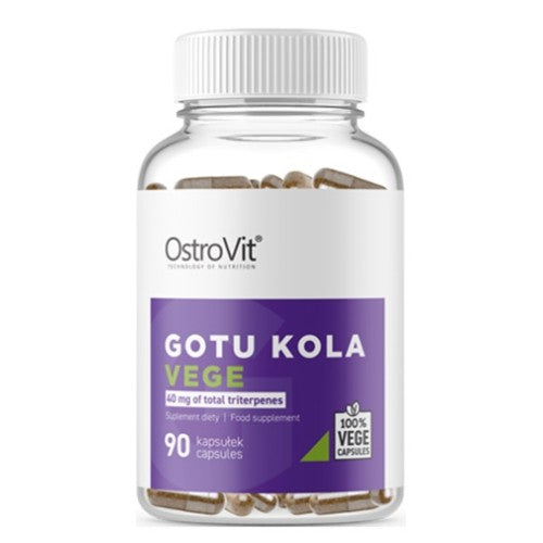 OstroVit PHARMA Gotu Kola 400 мг / Vege / 90 капсули - GAIN O'CLOCK