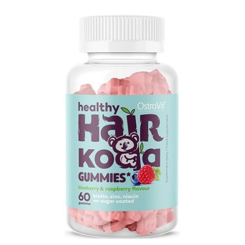 OstroVit PHARMA Hair Koala / 60 Gummies - GAIN O'CLOCK