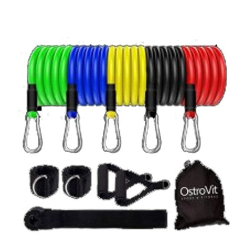 OstroVit PHARMA Resistance Band Set - GAIN O'CLOCK