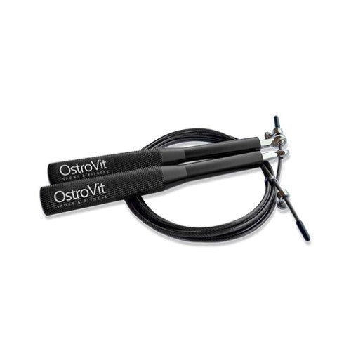 OstroVit PHARMA Speed / Skipping Rope / Black - GAIN O'CLOCK