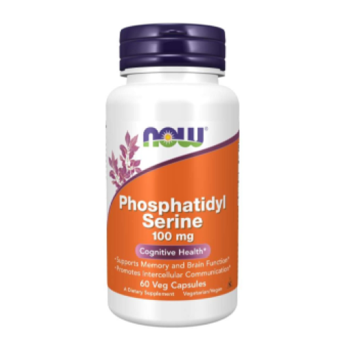 NOW PHOSPHATIDYL SERINE 100 MG - 60 VCAPSULES - GAIN O'CLOCK