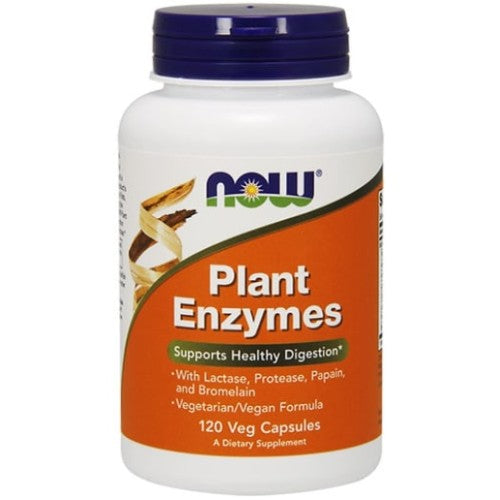 NOW Plant Enzymes 120 капсули - GAIN O'CLOCK