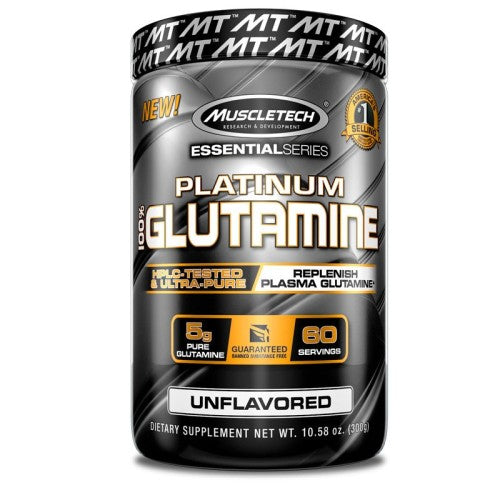 Muscletech Platinum Glutamine 300 гр - GAIN O'CLOCK