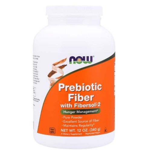 NOW Prebiotic Fiber with Fibersol®-2 340 гр - GAIN O'CLOCK