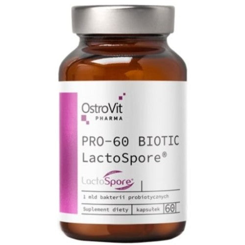 OstroVit PRO-60 BIOTIC LactoSpore® | Probiotic 60 капсули - GAIN O'CLOCK