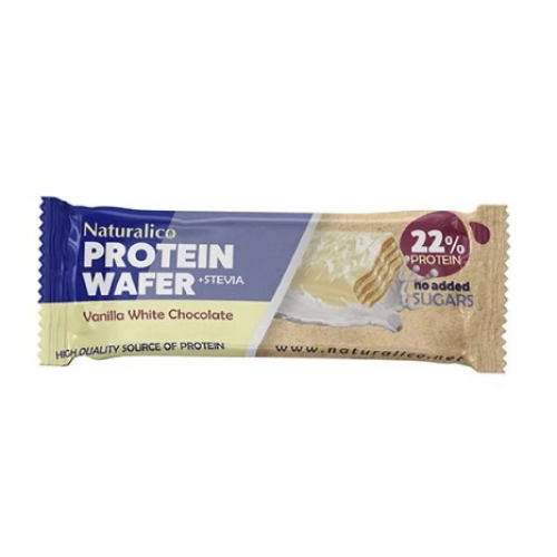 NATURALICO Protein Wafer Vanilla White chocolate 16 x 40 гр - GAIN O'CLOCK