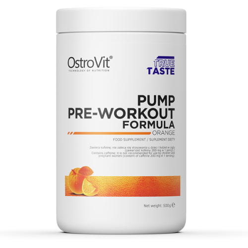 OstroVit PUMP Pre-Workout Formula 500 гр / 50 Дози - GAIN O'CLOCK