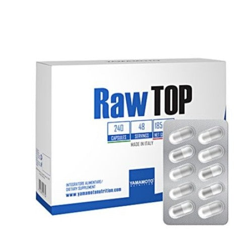 Yamamoto Nutrition RawTOP 240 капсули / 48 дози - GAIN O'CLOCK