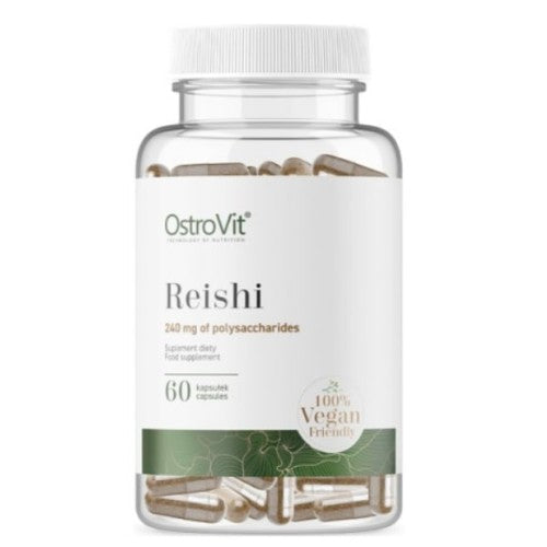 OstroVit Reishi 600 мг | Vege 60 капсули - GAIN O'CLOCK