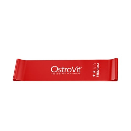 OstroVit Resistance Mini Band / Medium / Red - GAIN O'CLOCK