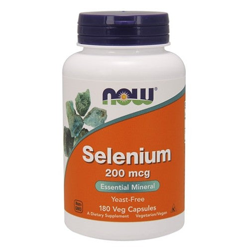 NOW Selenium 200 мкг / 180 капсули - GAIN O'CLOCK