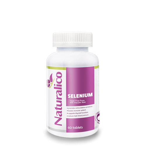 Naturalico Selenium 200 mcg / 60 tabs - GAIN O'CLOCK