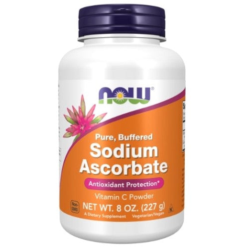 NOW Sodium Ascorbate Powder | Pure, Buffered Vitamin C 227 гр - GAIN O'CLOCK