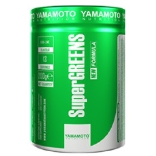 Yamamoto Nutrition Super GREENS NEW 200 гр / 13 дози - GAIN O'CLOCK