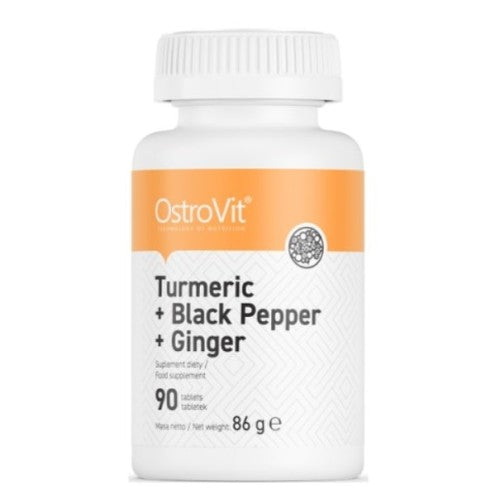 OstroVit Turmeric + Black Pepper + Ginger 90 таблетки - GAIN O'CLOCK