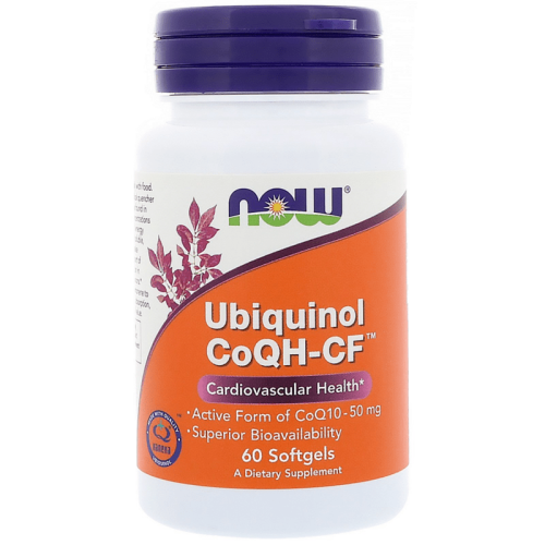 NOW UBIQUINOL COQH-CF - 60 softgels - GAIN O'CLOCK