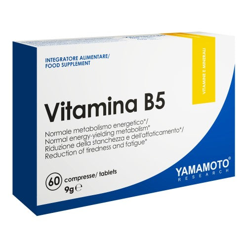 Yamamoto Natural Series Vitamina B5 / 60 таблетки - GAIN O'CLOCK