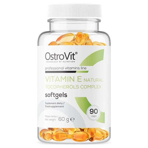 OstroVit Vitamin E / Natural Tocopherols Complex 90 soft - GAIN O'CLOCK