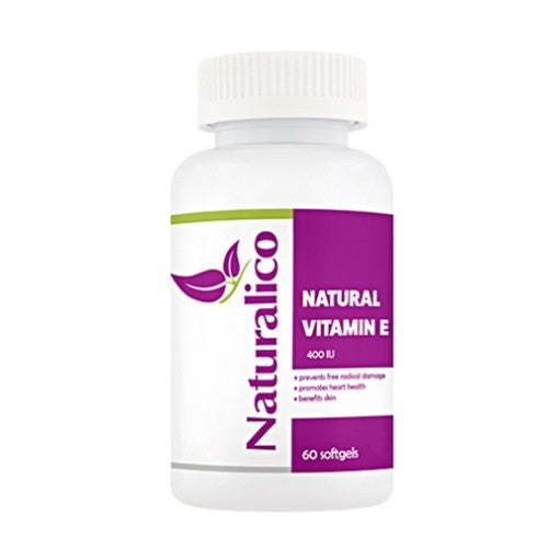 Naturalico Vitamin E 400 IU / 60 гел капсули - GAIN O'CLOCK