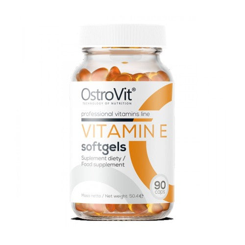 OstroVit Vitamin E 400 IU 90 гел капсули - GAIN O'CLOCK