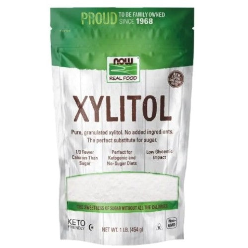 NOW Xylitol Powder | 100% Pure 454 гр - GAIN O'CLOCK