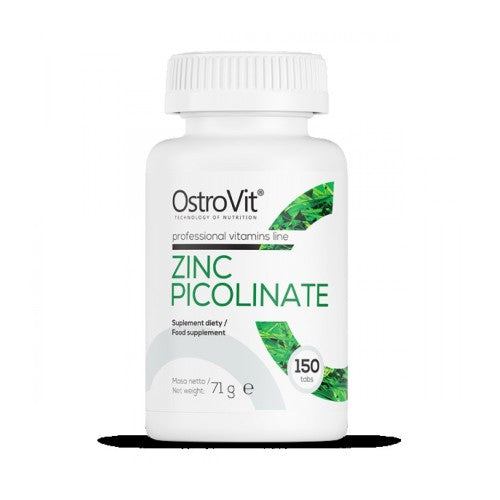 OstroVit Zinc Picolinate 15 mg / 150 tabs - GAIN O'CLOCK